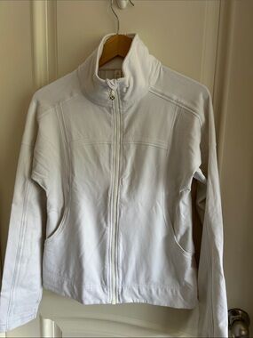 Lululemon define jacket in white size 8
